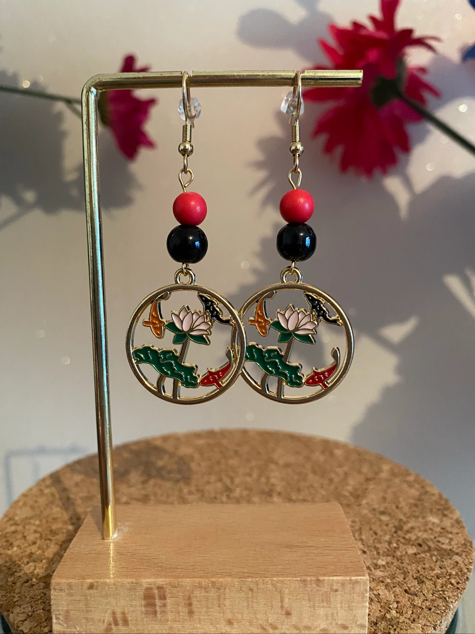 Boucles d’oreilles Carpe Koï 
